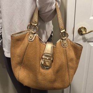 Michael Kors straw bag